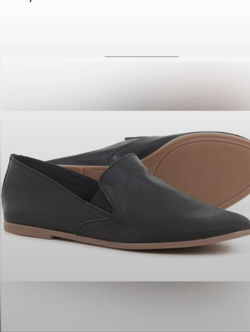 Lucky Brand Black Slip-On Women's Flats